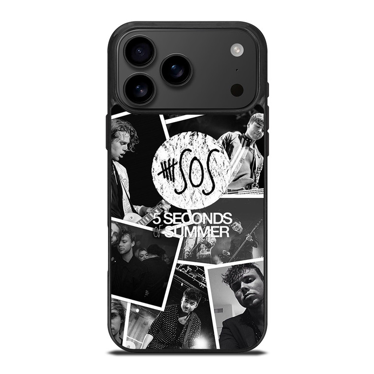 5 SECONDS OF SUMMER COLLAGE iPhone 17 Pro Max Case Cover