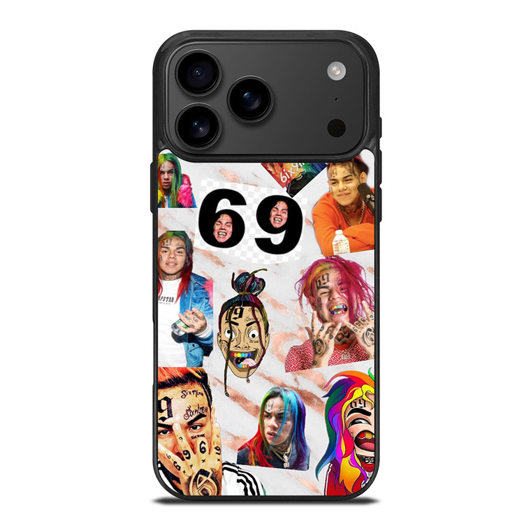 6IX9INE RAPPER COLLAGE iPhone 17 Pro Max Case Cover