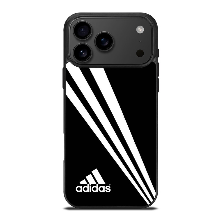 ADIDAS STRIPE BLACK iPhone 17 Pro Max Case Cover