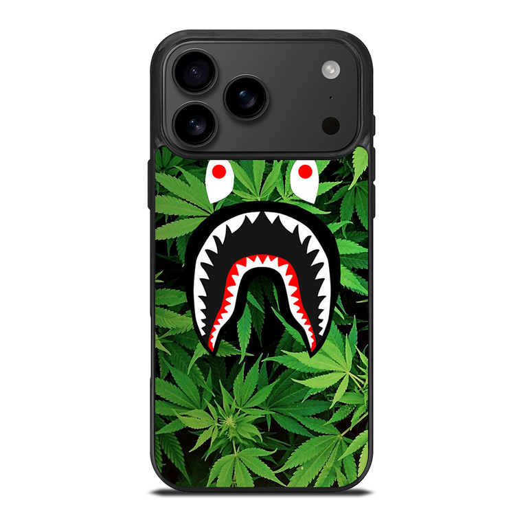 BAPE CAMO SHARK WEED iPhone 17 Pro Max Case Cover