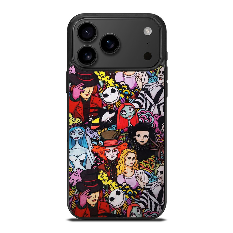 BEETLEJUICE TIM BURTON COLLAGE iPhone 17 Pro Max Case Cover