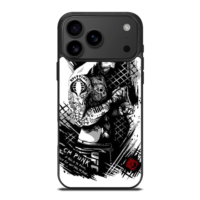 CM PUNK ART iPhone 17 Pro Max Case Cover