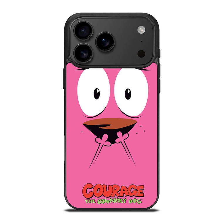COURAGE THE COWARDLY DOG FACE iPhone 17 Pro Max Case Cover