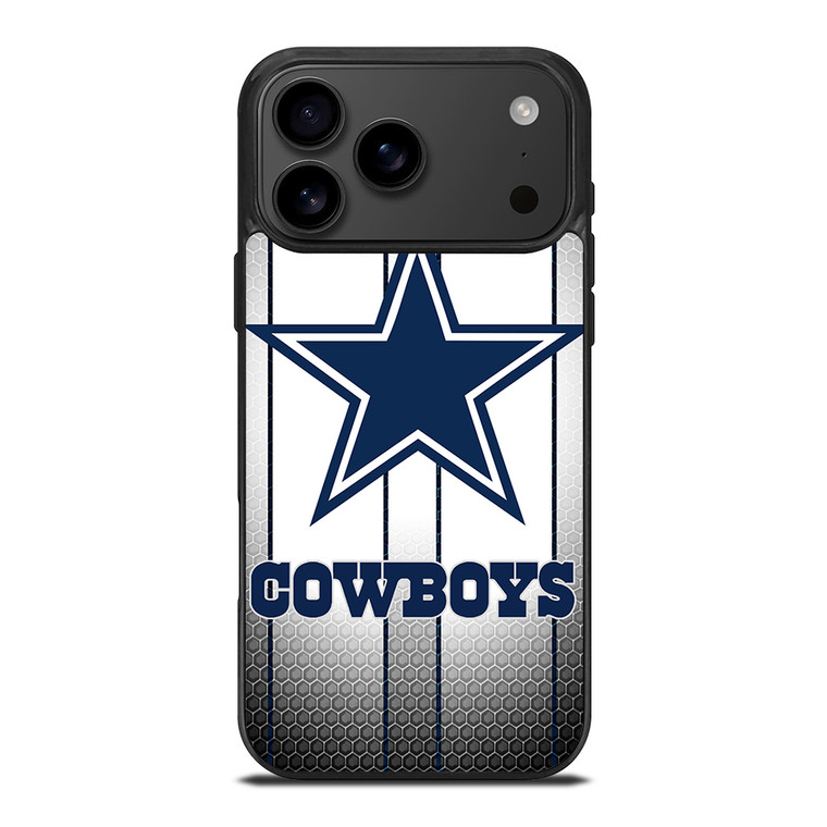 DALLAS COWBOYS SILVER METAL iPhone 17 Pro Max Case Cover