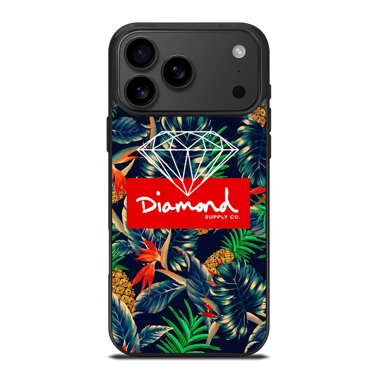 DIAMOND SUPPLY CO FLORAL LOGO iPhone 17 Pro Max Case Cover