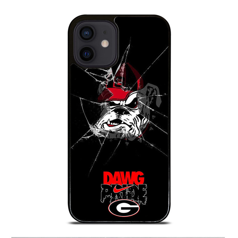 UNIVERSITY GEORGIA BULLDOGS 1 iPhone 12 Mini Case Cover
