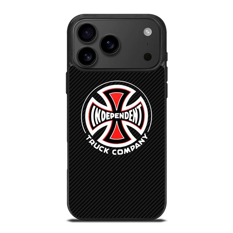 INDEPENDENT TRUCK COMPANY LOGO CARBON iPhone 17 Pro Max Case Cover