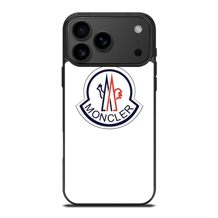 MONCLER LOGO WHITE iPhone 17 Pro Max Case Cover