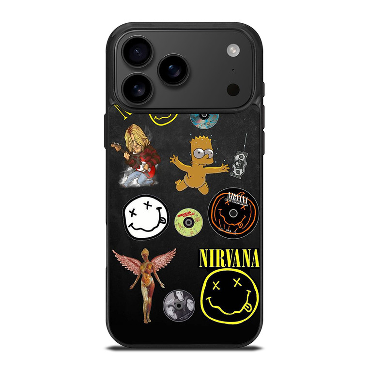 NIRVANA ROCK BAND ART iPhone 17 Pro Max Case Cover