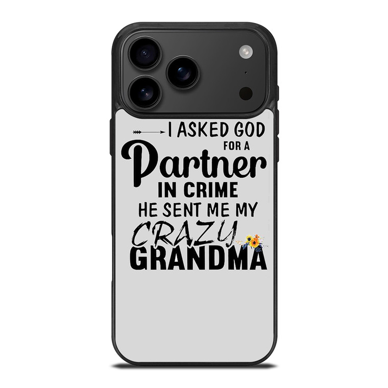 PARTNER IN CRIME GRANDMA 1 iPhone 17 Pro Max Case Cover