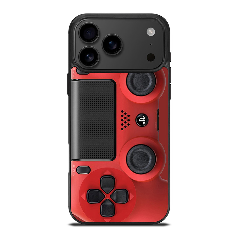PS4 CONTROLLER PLAYSTATION RED iPhone 17 Pro Max Case Cover