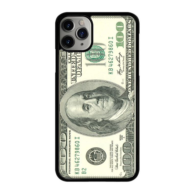 $100 DOLLAR BILL MONEY iPhone 11 Pro Max Case Cover