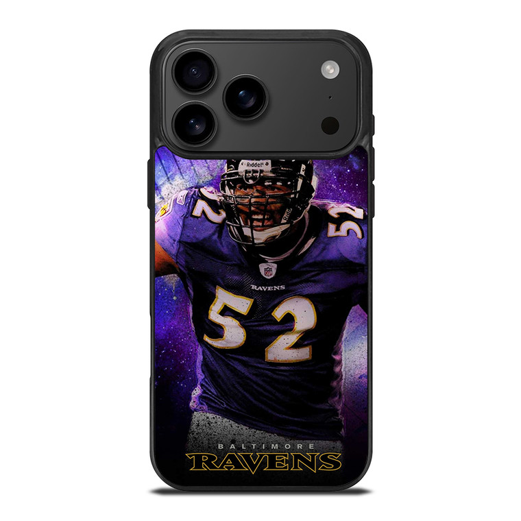 RAY LEWIS 52 RAVENS iPhone 17 Pro Max Case Cover