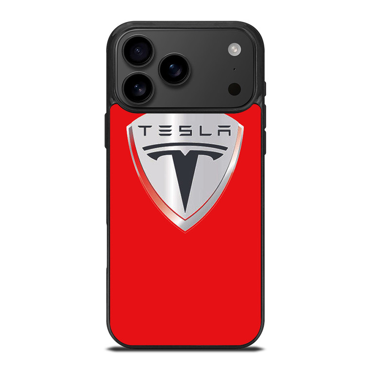 TESLA RED LOGO iPhone 17 Pro Max Case Cover