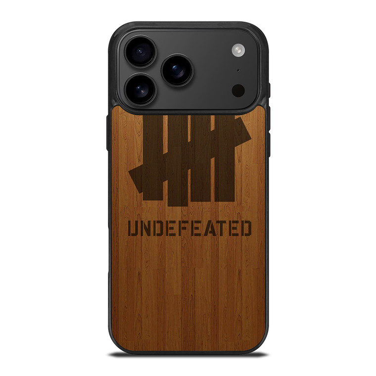 UNDEFEATED WOODEN iPhone 17 Pro Max Case Cover
