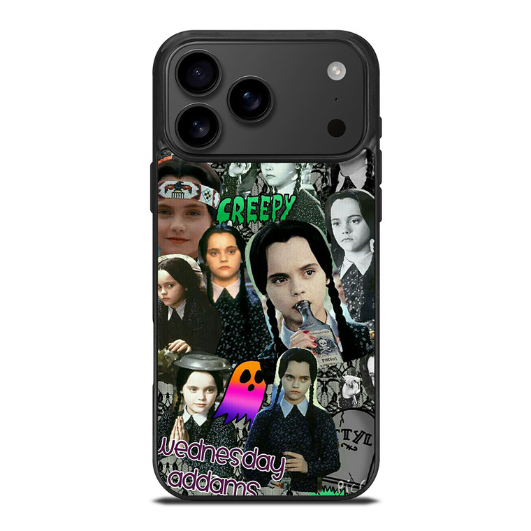 WEDNESDAY ADDAMS COLLAGE iPhone 17 Pro Max Case Cover