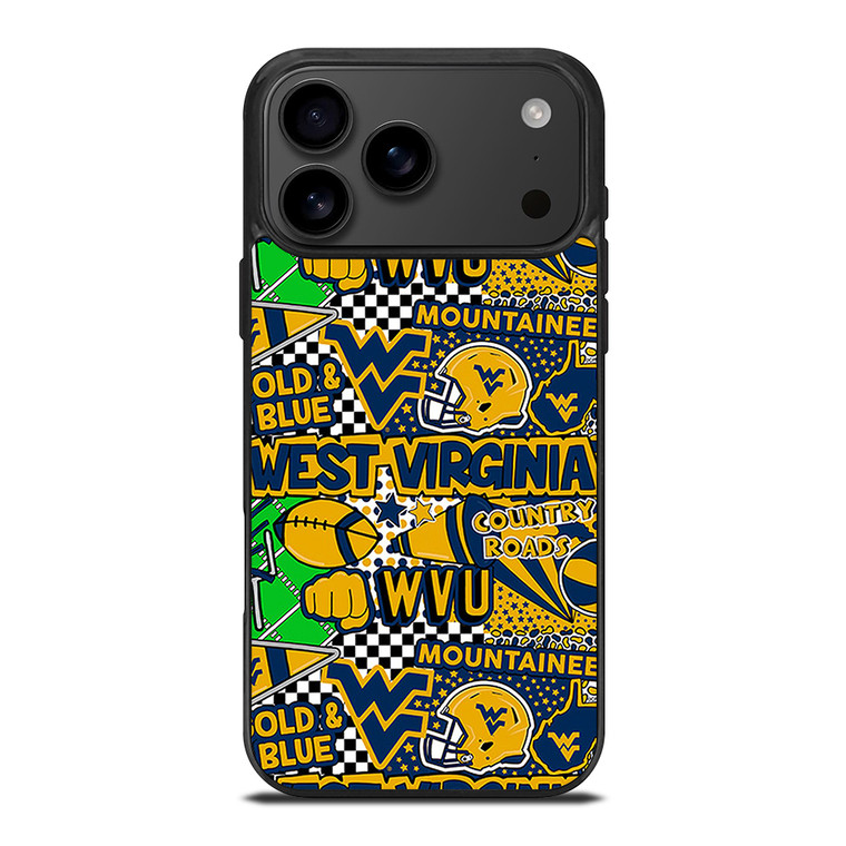 WEST VIRGINIA MOUNTAINEERS COLLAGE iPhone 17 Pro Max Case Cover