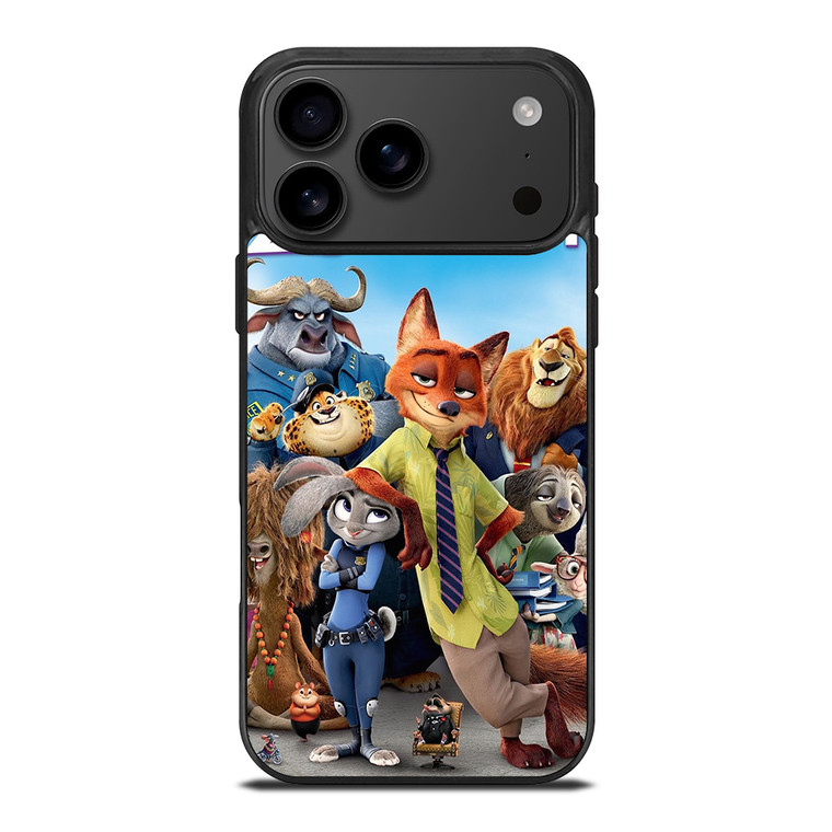 ZOOTOPIA CHARACTER iPhone 17 Pro Max Case Cover