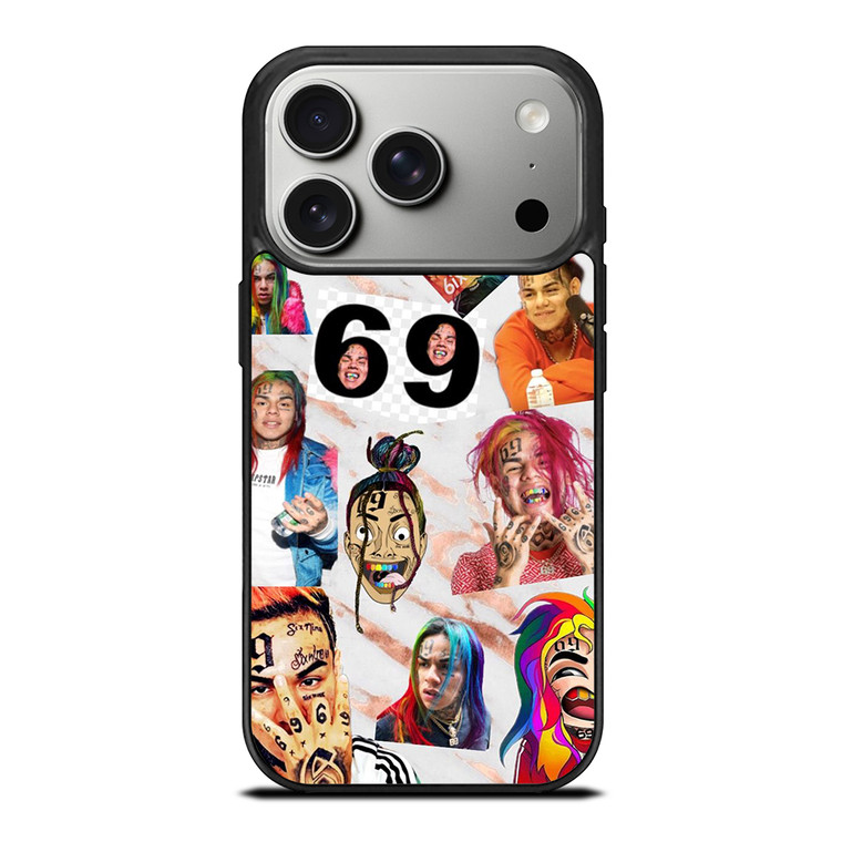 6IX9INE RAPPER COLLAGE iPhone 17 Pro Case Cover