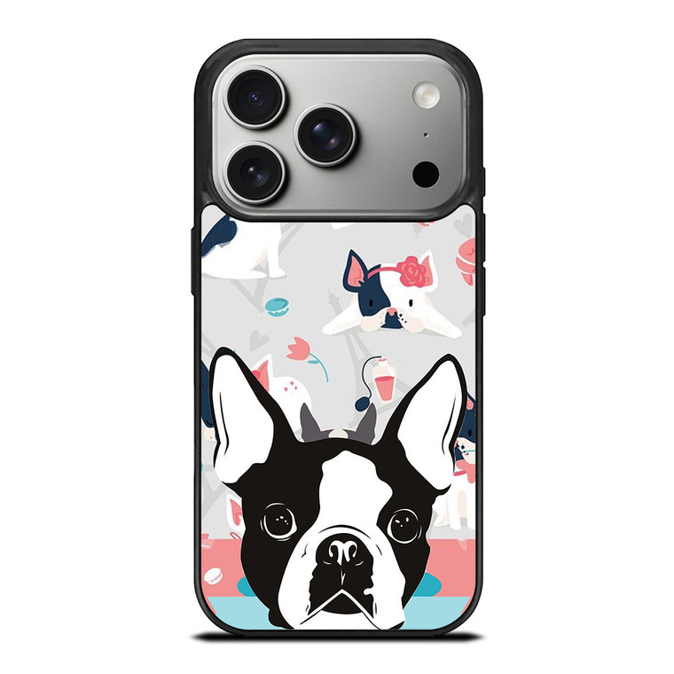 BOSTON TERRIER DOG 3 iPhone 17 Pro Case Cover