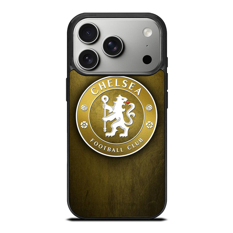 CHELSEA GOLD LOGO iPhone 17 Pro Case Cover