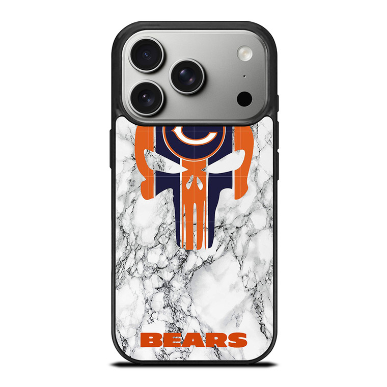 CHICAGO BEARS PUNISHER SKULL iPhone 17 Pro Case Cover