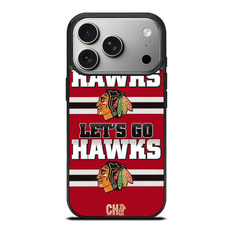 CHICAGO BLACKHAWKS LETS GO iPhone 17 Pro Case Cover