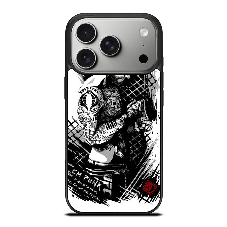 CM PUNK ART iPhone 17 Pro Case Cover