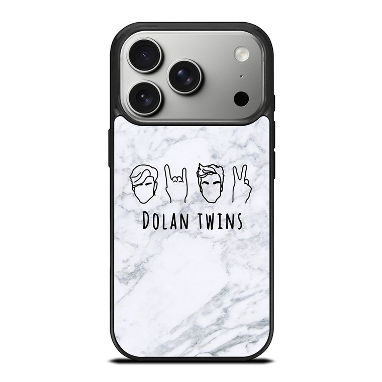 DOLAN TWINS MARBLE LOGO iPhone 17 Pro Case Cover