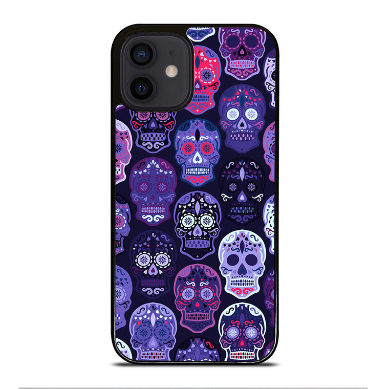 SUGAR SKULL PATTERN iPhone 12 Mini Case Cover SUGAR SKULL PATTERN iPhone 12 Mini Case Cover