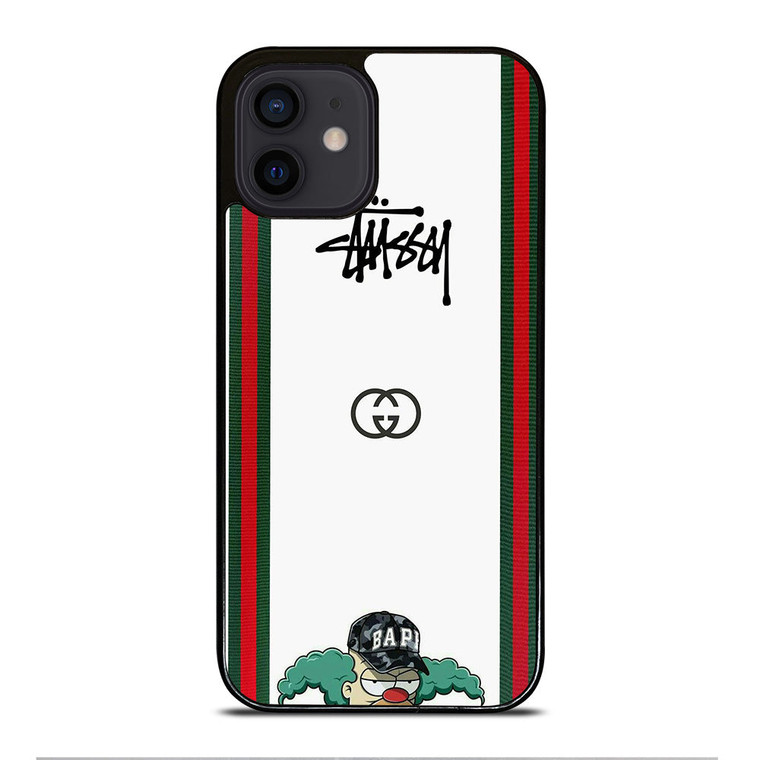 STUSSY X BAPE iPhone 12 Mini Case Cover