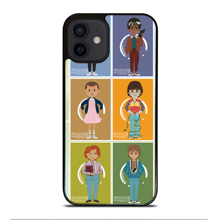 STRANGER THINGS CHARACTERS 3 iPhone 12 Mini Case Cover