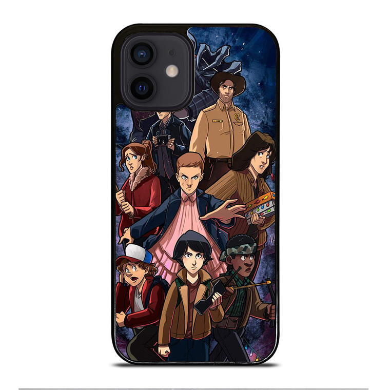 STRANGER THINGS CHARACTERS 1 iPhone 12 Mini Case Cover