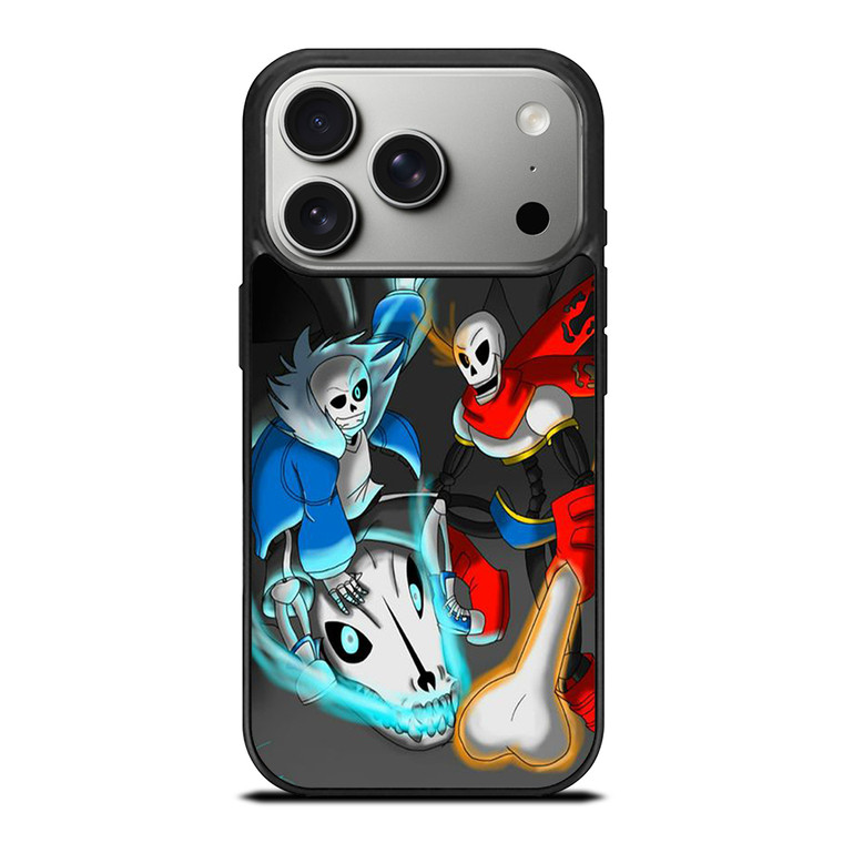 PAPYRUS AND SANS UNDERTALE CARTOON iPhone 17 Pro Case Cover