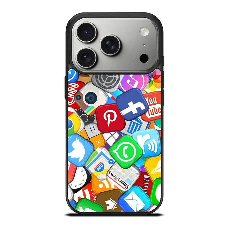 SOCIAL MEDIA LOGO iPhone 17 Pro Case Cover
