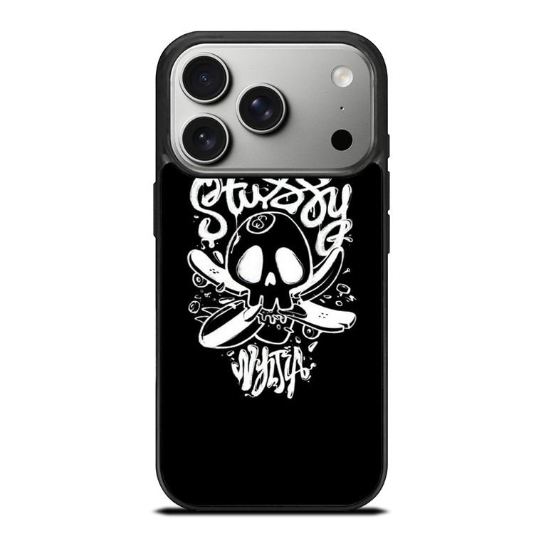 STUSSY SKULL LOGO iPhone 17 Pro Case Cover