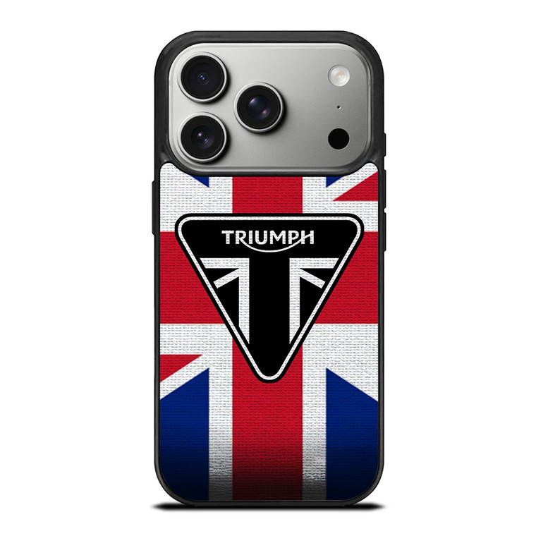 TRIUMPH MOTORCYCLE FLAG LOGO iPhone 17 Pro Case Cover