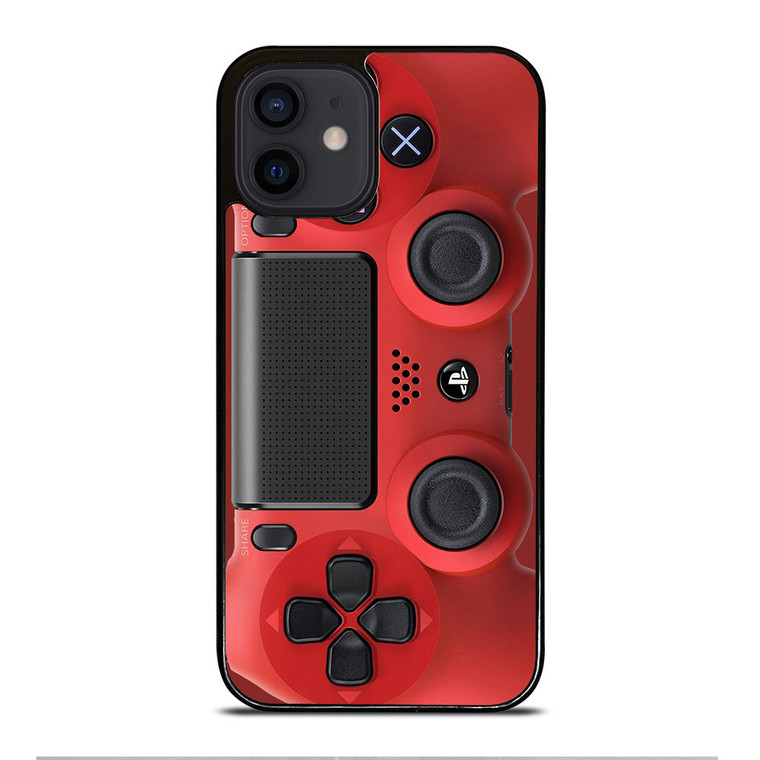 PS4 CONTROLLER PLAYSTATION RED iPhone 12 Mini Case Cover
