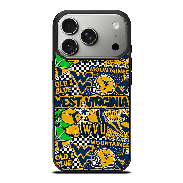 WEST VIRGINIA MOUNTAINEERS COLLAGE iPhone 17 Pro Case Cover