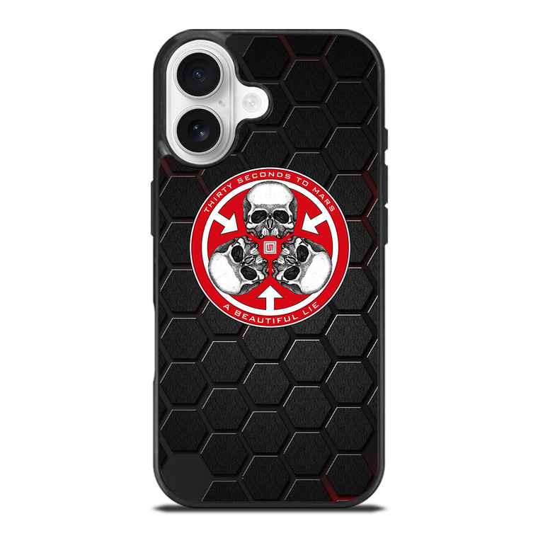30 SECONDS TO MARS SKULL LOGO iPhone 17 Case Cover