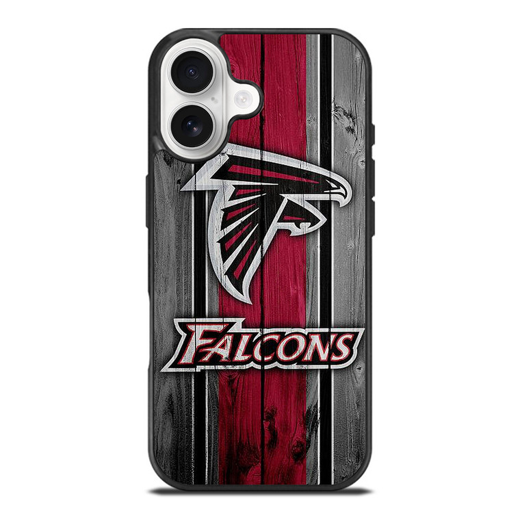 ATLANTA FALCONS WOODEN iPhone 17 Case Cover