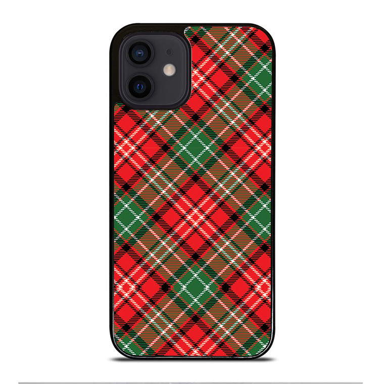 PLAID CHRISTMAS iPhone 12 Mini Case Cover