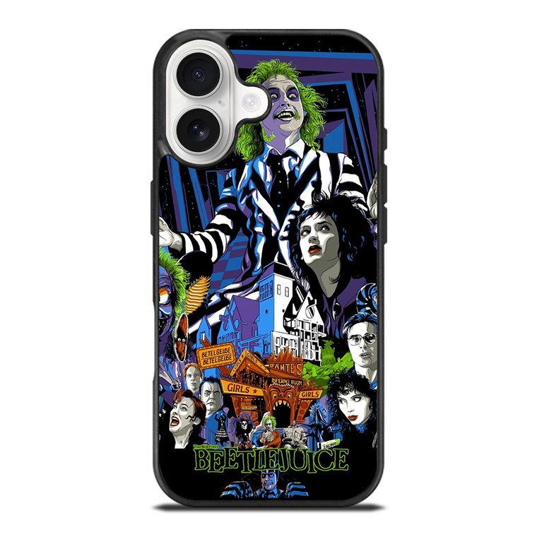 BEETLEJUICE TIM BURTON CARTOON iPhone 17 Case Cover