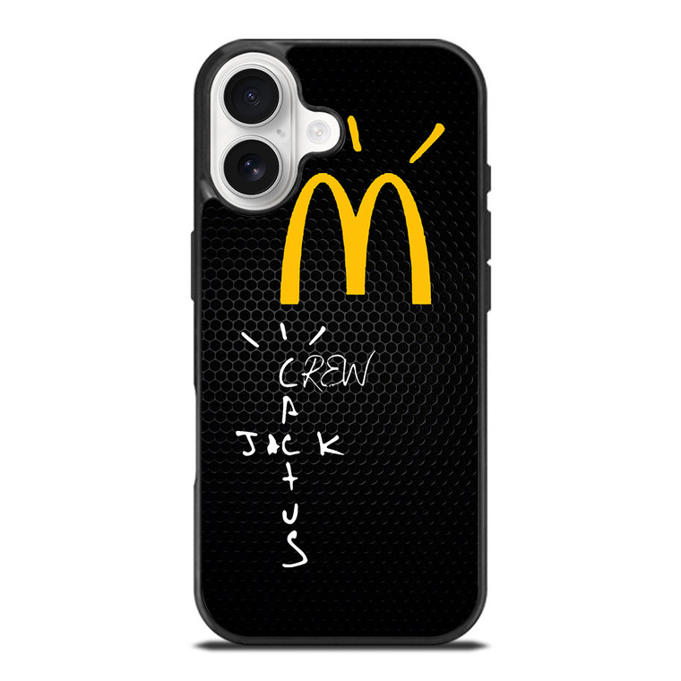 CACTUS JACK TRAVIS SCOTT MCDONALD'S METAL LOGO iPhone 17 Case Cover