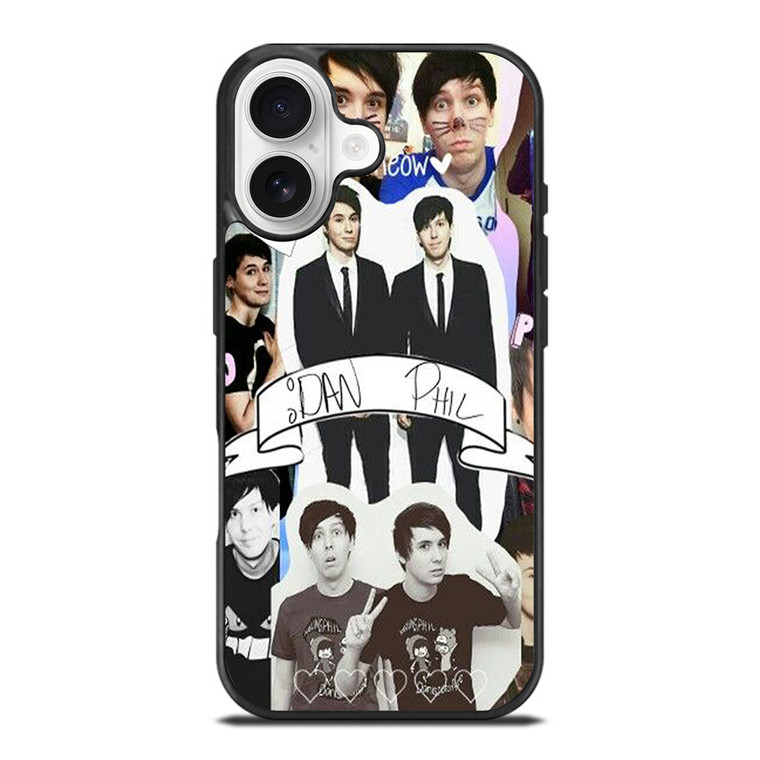 DAN AND PHIL COLLAGE iPhone 17 Case Cover