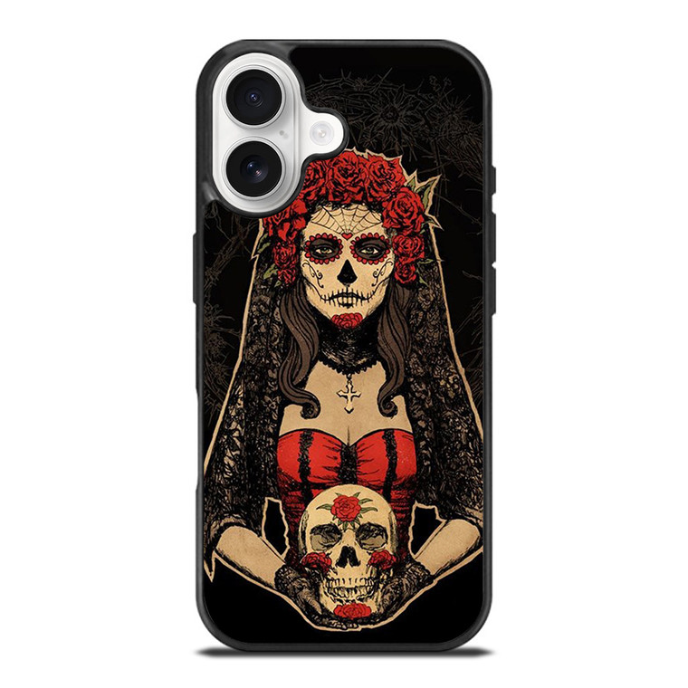 DAY OF THE DEAD ART iPhone 17 Case Cover