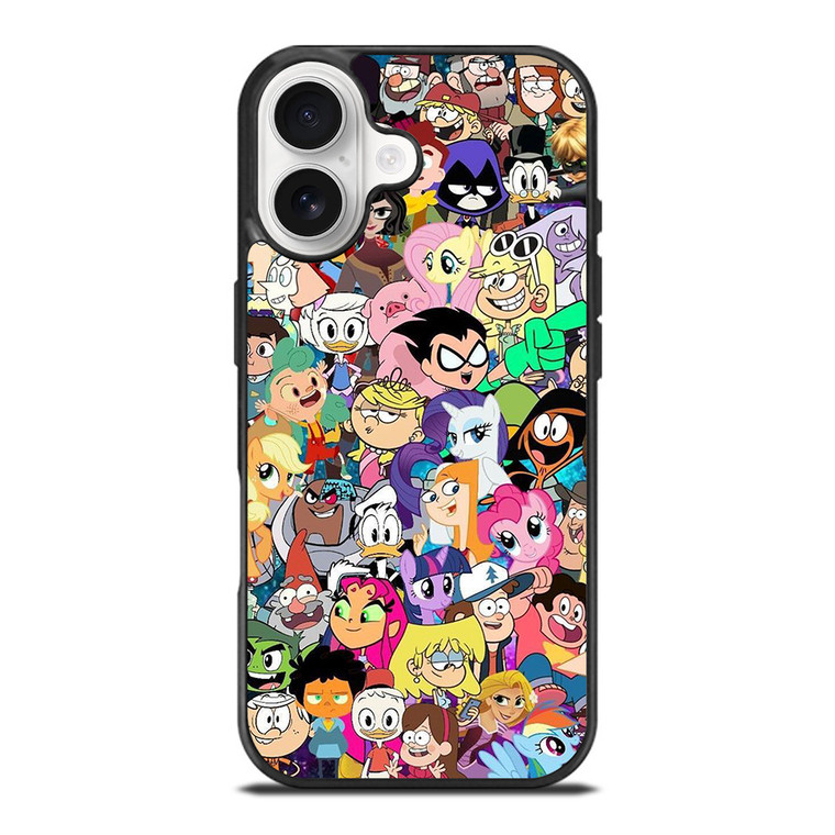DISNEY CARTOON COLLAGE iPhone 17 Case Cover