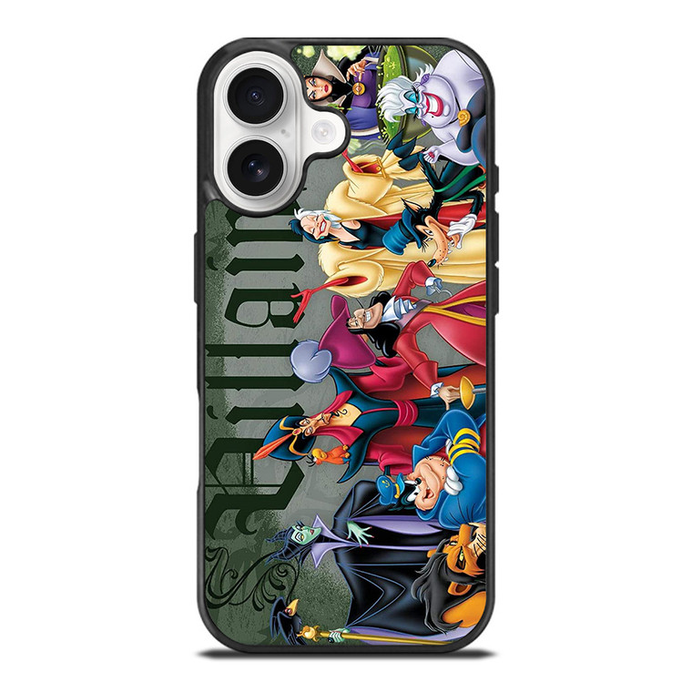 DISNEY VILLAINS CHARACTER iPhone 17 Case Cover