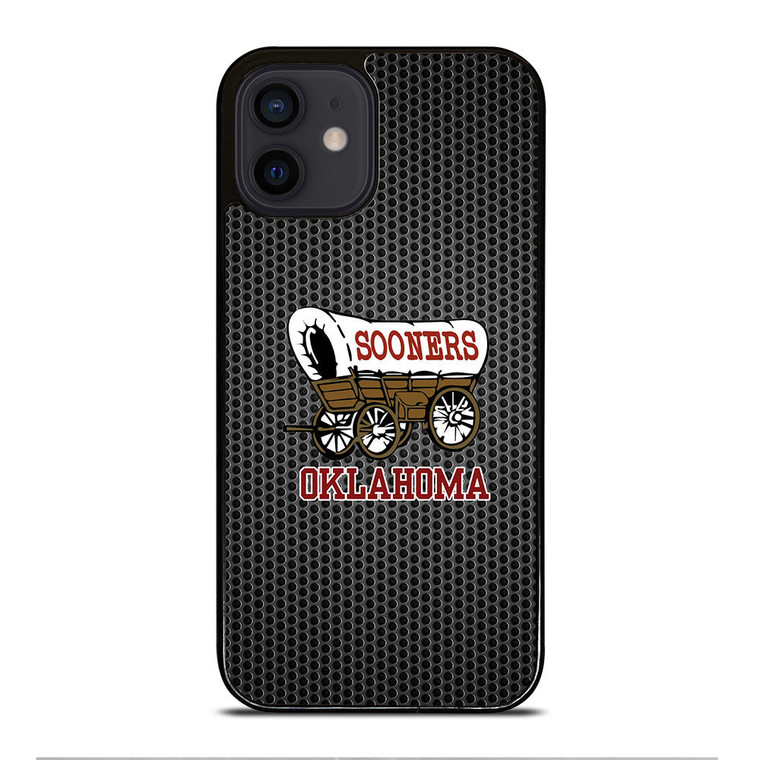OKLAHOMA SOONERS METAL LOGO iPhone 12 Mini Case Cover