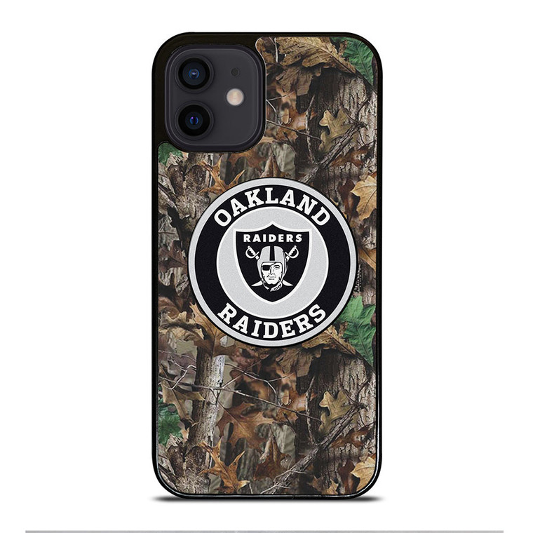 OAKLAND RAIDERS TREE CAMO iPhone 12 Mini Case Cover
